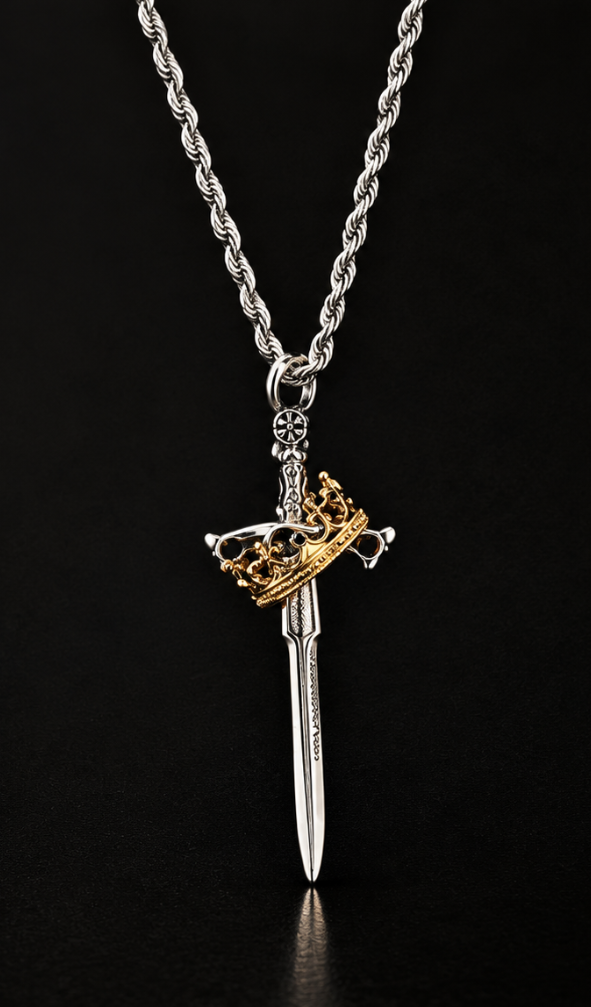 FLEXRAW CROWNED SWORD Necklace