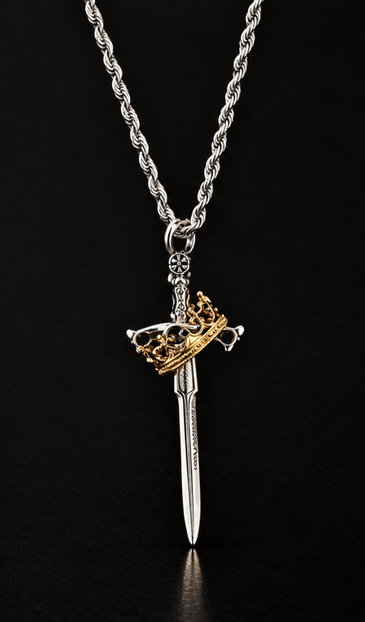 FLEXRAW CROWNED SWORD Necklace