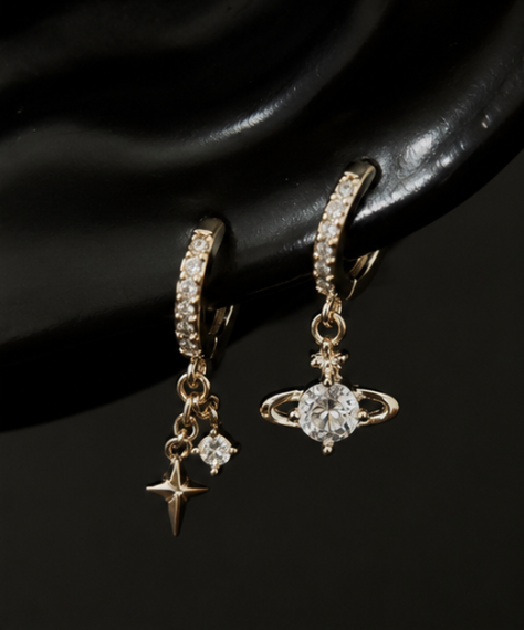 FLEXRAW LUNAR RING FALL Earrings
